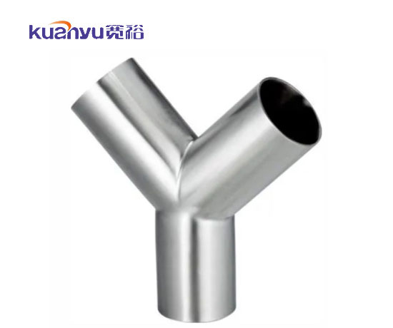 不銹鋼衛生級焊接Y型三通配圖